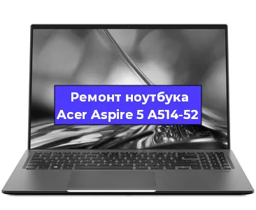 Чистка от пыли и замена термопасты на ноутбуке Acer Aspire 5 A514-52 в Краснодаре